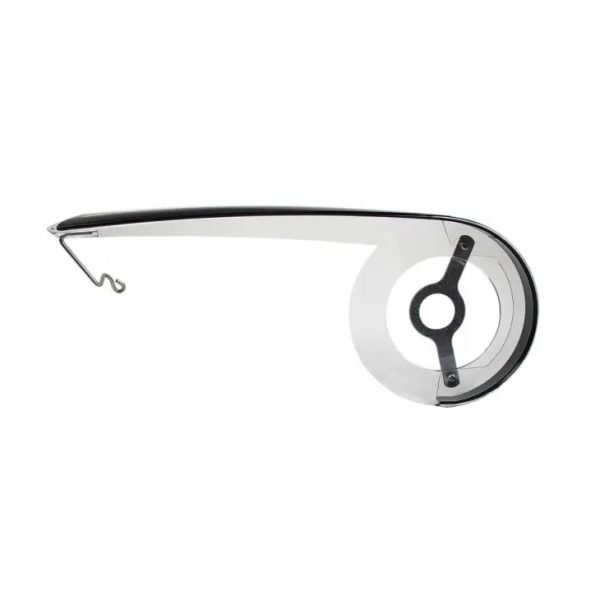 Cubrecadena para bicicleta holandesa Protector de cadena Hesling Cambio 38T dientes negro / transparente 11Φ