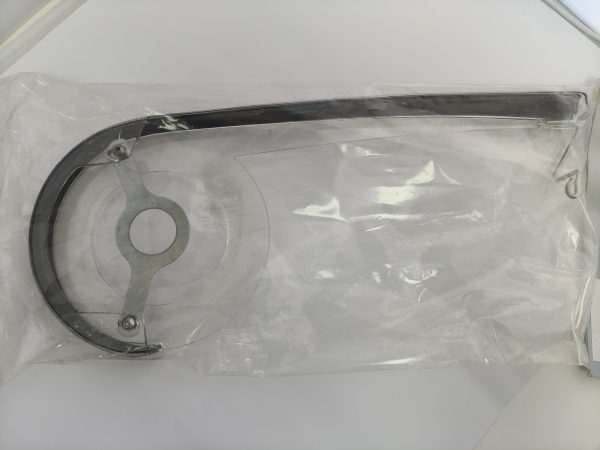Cubrecadena para bicicleta holandesa Protector de cadena Hesling Cambio 38T dientes negro / transparente 11Φ - Imagen 2