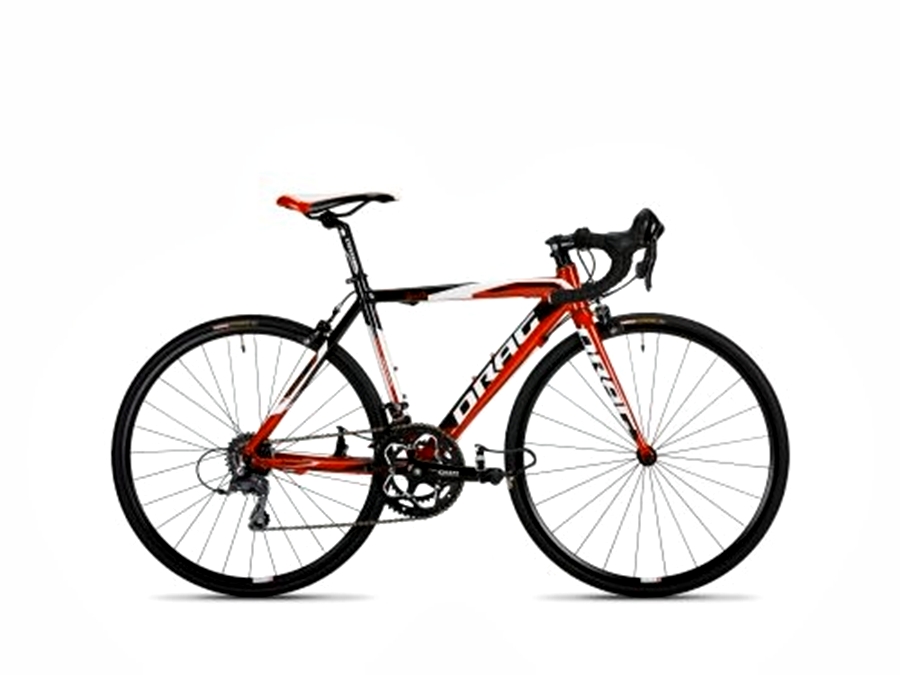 Bicicleta Carretera Drag Ignite 26″ NIÑO t. 44 Rojo, blanco y negro