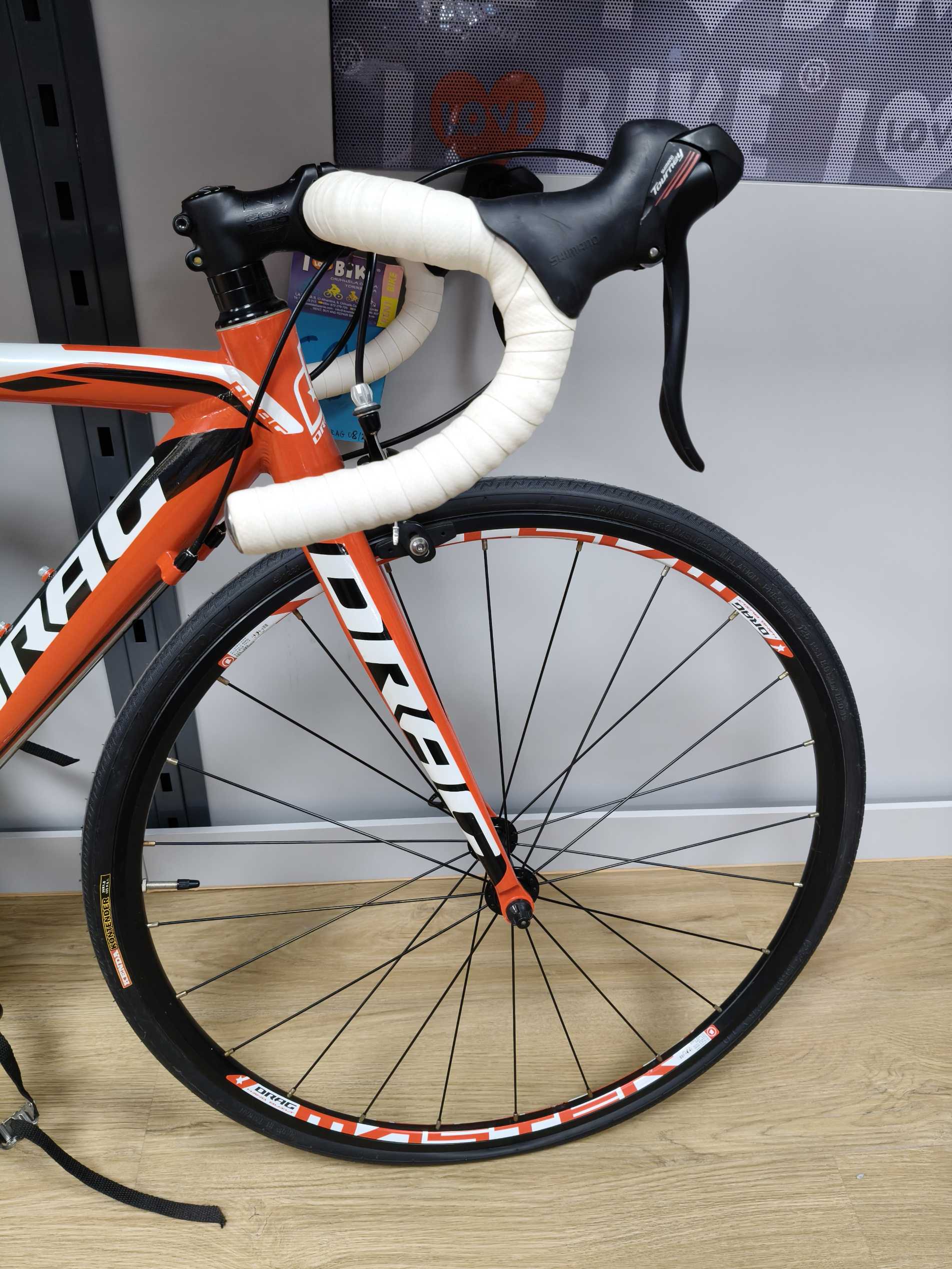 Bicicleta Carretera Drag Ignite 26" NIÑO t. 44 Rojo, blanco y negro - Imagen 9