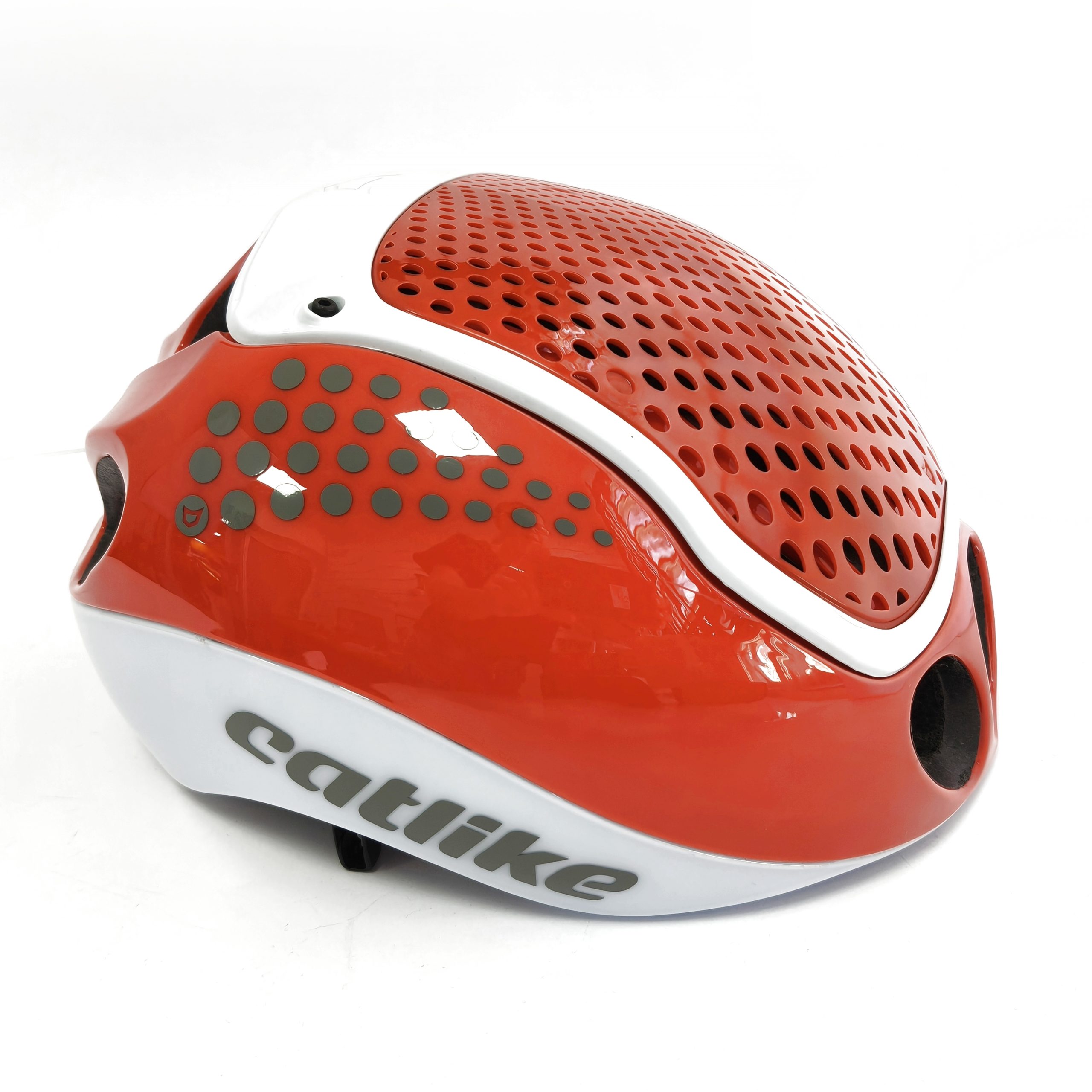 Casco Catlike modelo Cloud 352 Rojo y Blanco Talla MD