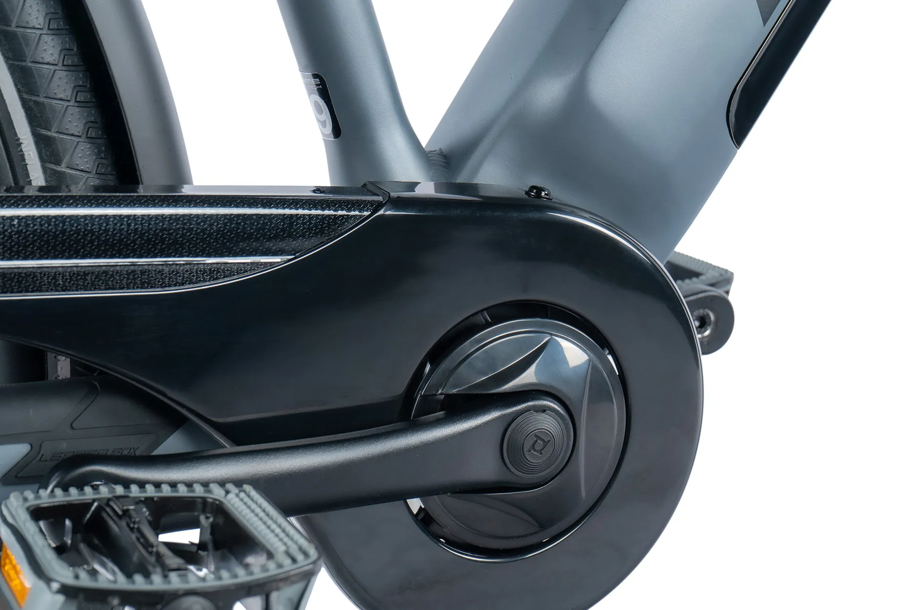 Bicicleta eléctrica de trekking para hombre Leader Fox SANDY de 28" color gris mate talla 19" - Imagen 3