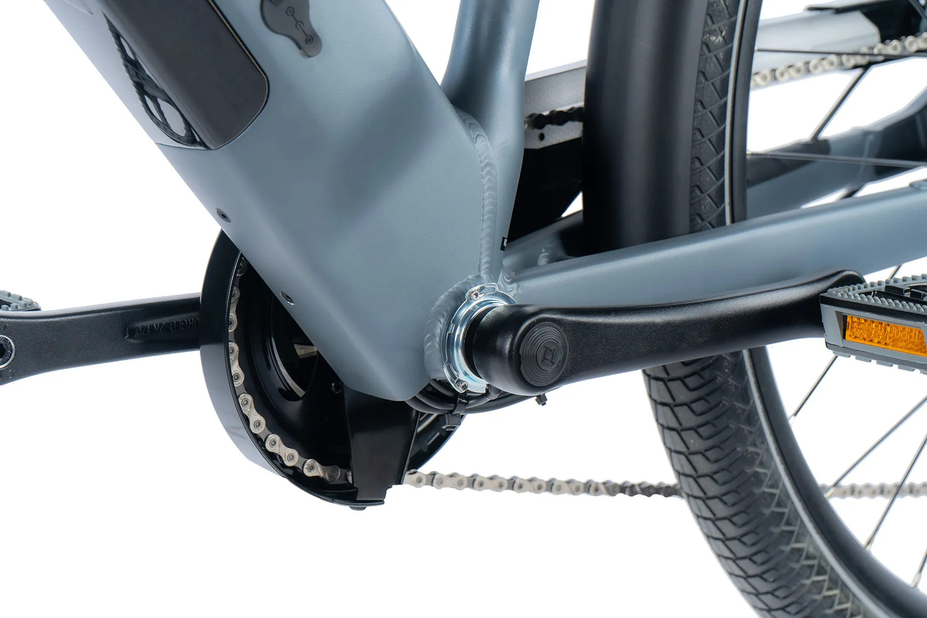 Bicicleta eléctrica de trekking para hombre Leader Fox SANDY de 28" color gris mate talla 19" - Imagen 5