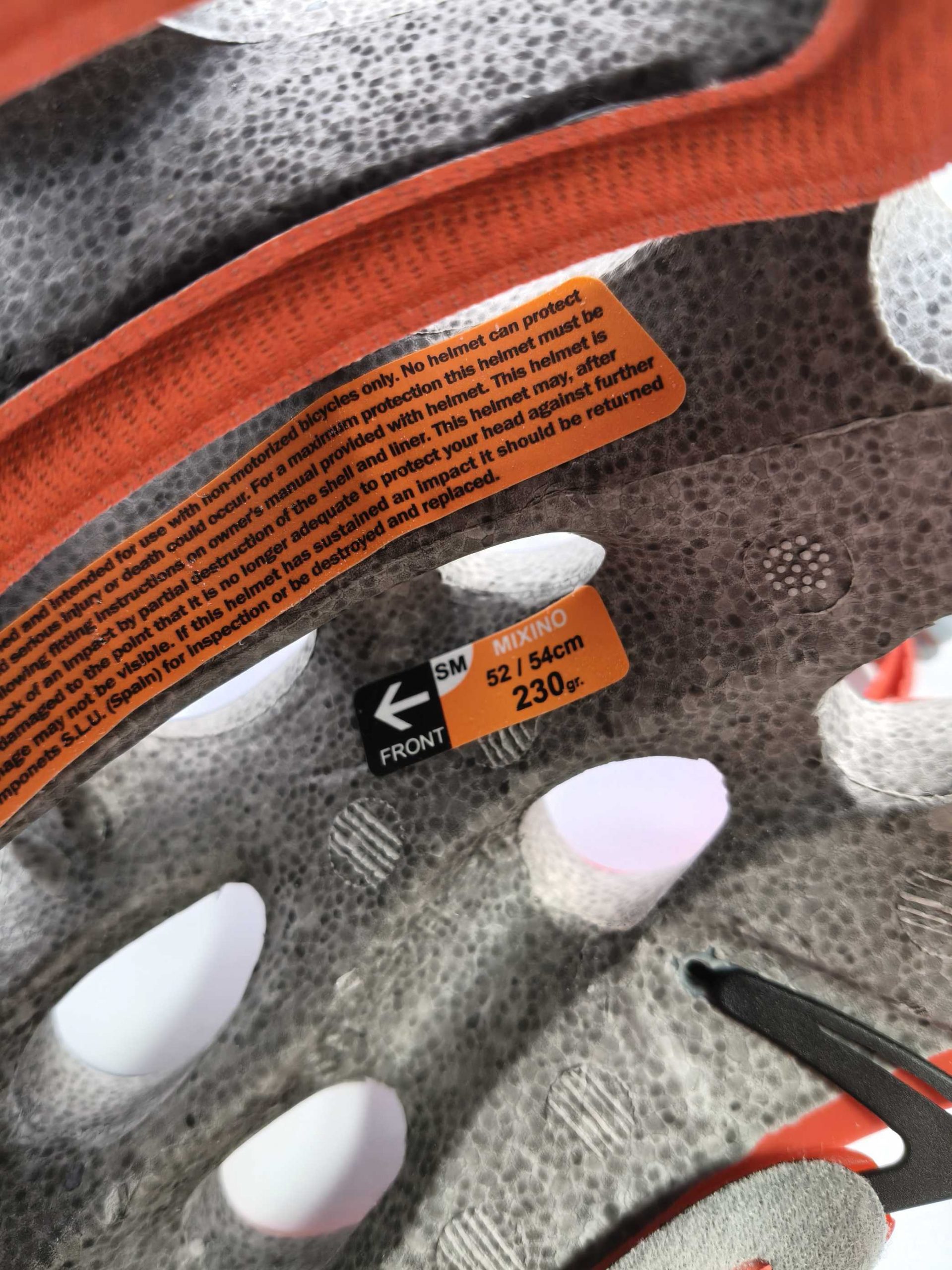 Casco Catlike Mixino Graphene talla S 52/54 cm rojo y gris - Imagen 6