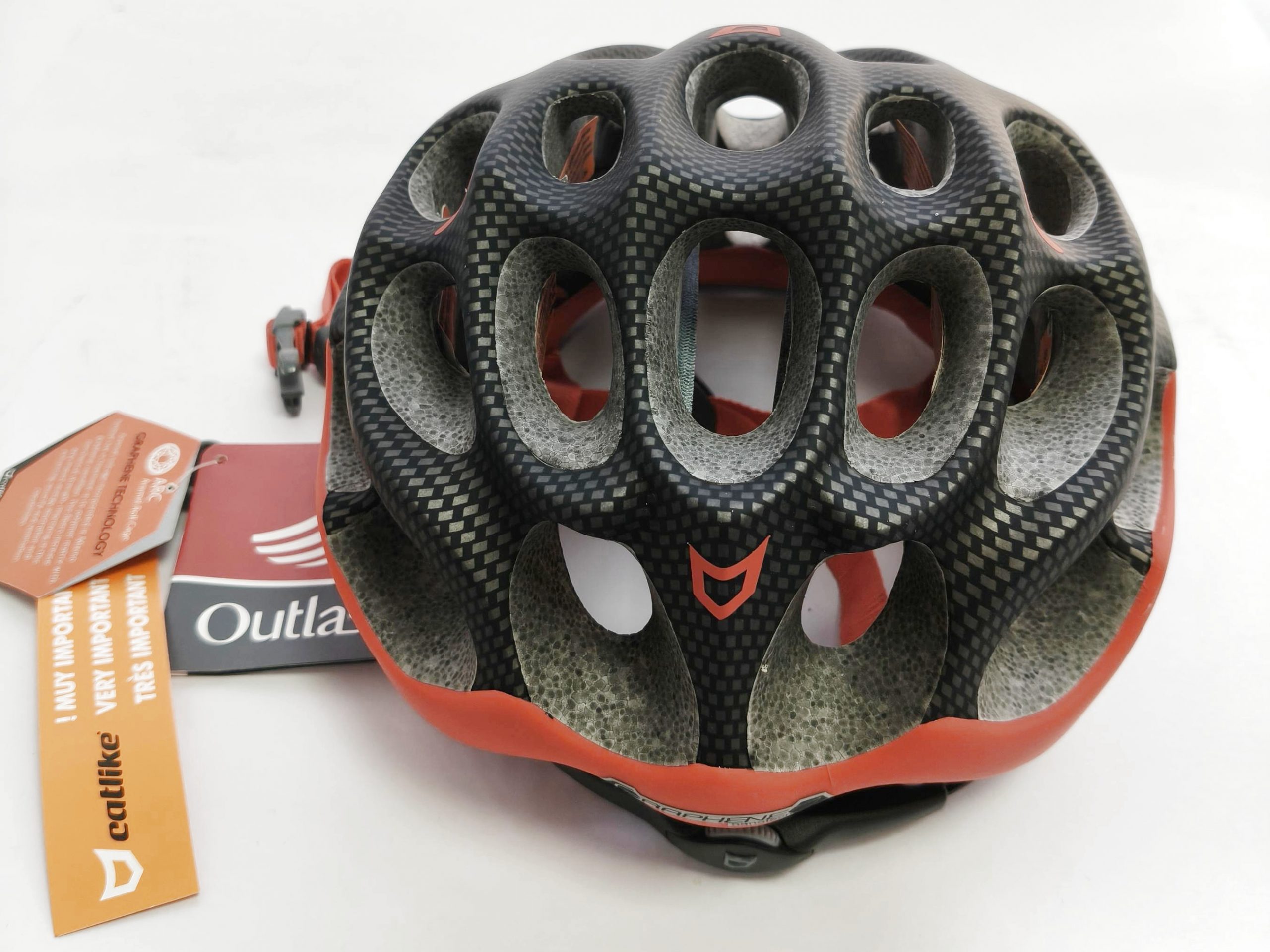 Casco Catlike Mixino Graphene talla S 52/54 cm rojo y gris - Imagen 8