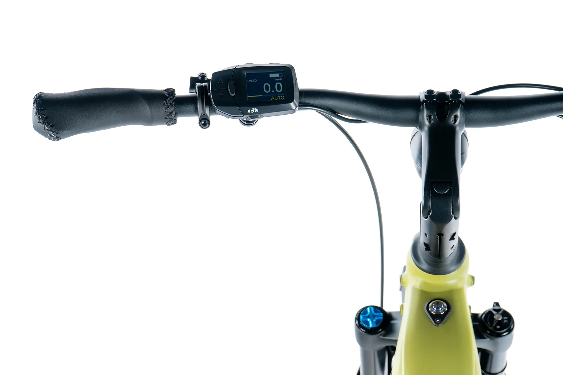 Bicicleta eléctrica trekking Leader Fox SABA 29" hombre color verde militar - Imagen 6