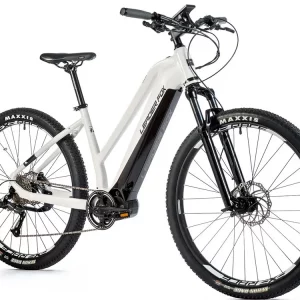 Bicicleta eléctrica montaña Leader Fox AWALON 29" t 18" blanca