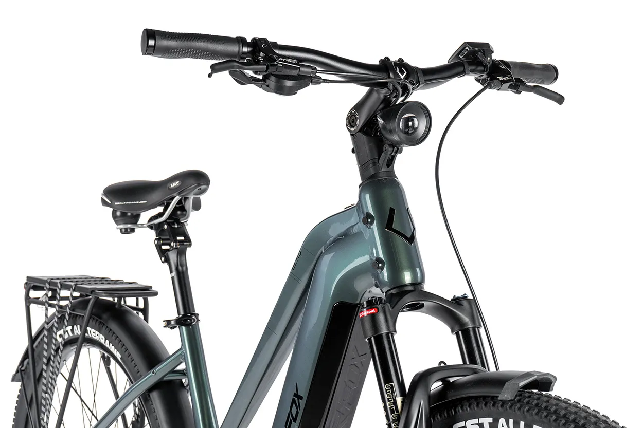 Bicicleta eléctrica Leader Fox BEND 28" t XS 16.5" verde - Imagen 2