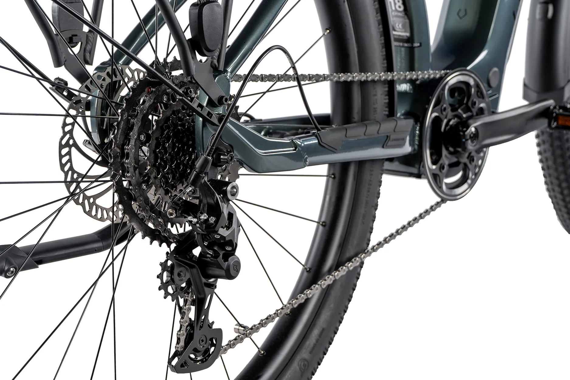 Bicicleta eléctrica Leader Fox BEND 28" t XS 16.5" verde - Imagen 4