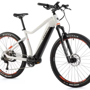 Bicicleta eléctrica montaña Leader Fox AWALON 29" t 19.5" blanca MTB