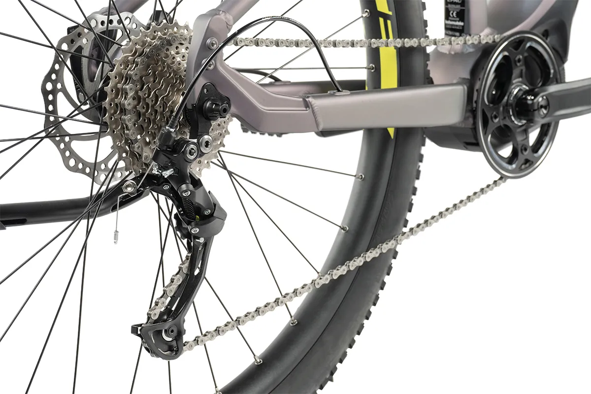 Bicicleta eléctrica montaña Leader Fox AWALON 29" t 20" gris MTB - Imagen 3