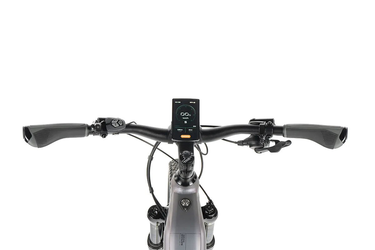 Bicicleta eléctrica montaña Leader Fox AWALON 29" t 20" gris MTB - Imagen 2