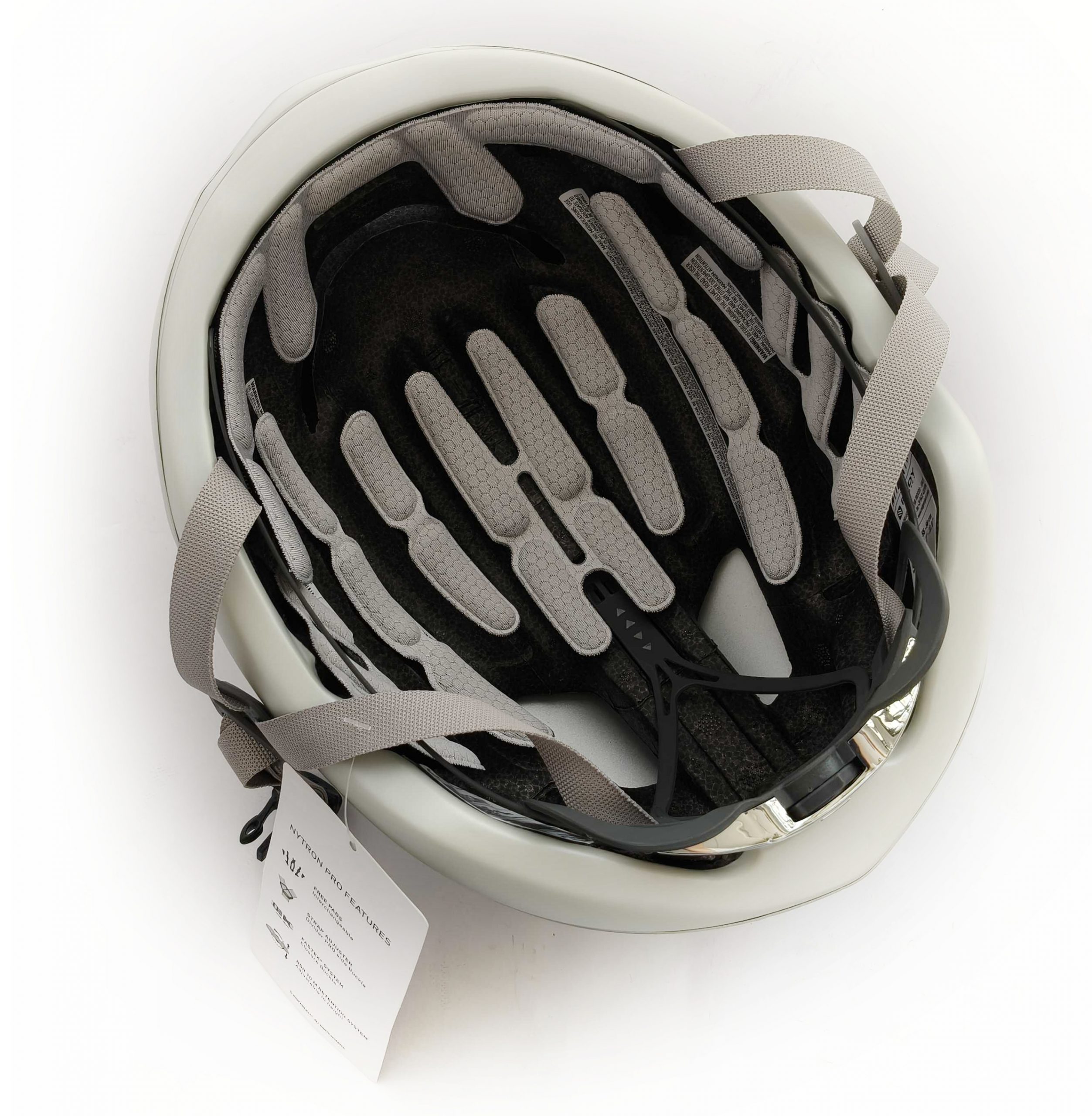 Casco Rudy project modelo Nytron Pro Blanco mate Iridescente Talla S-M 55-58 cm - Imagen 4