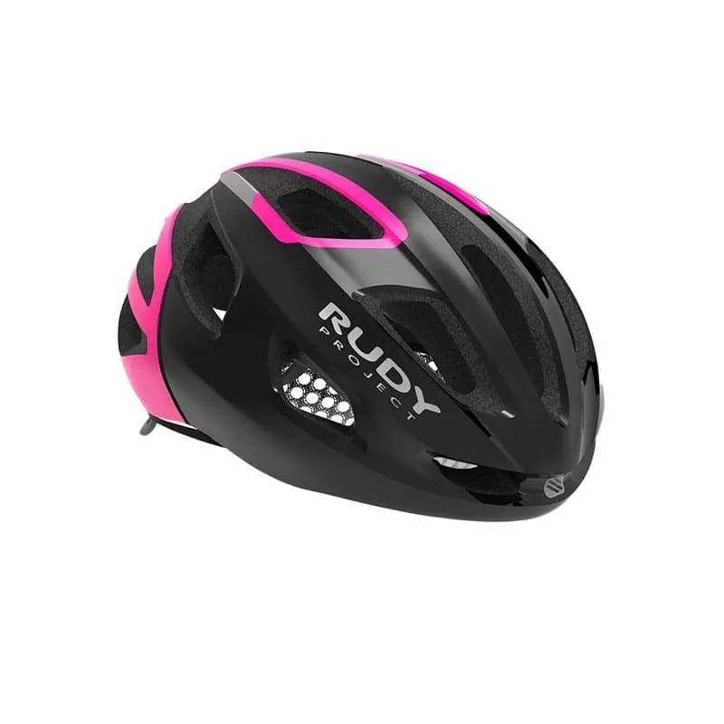 Casco Rudy project modelo Strym Negro y Rosa Talla S-M 55-58 cm