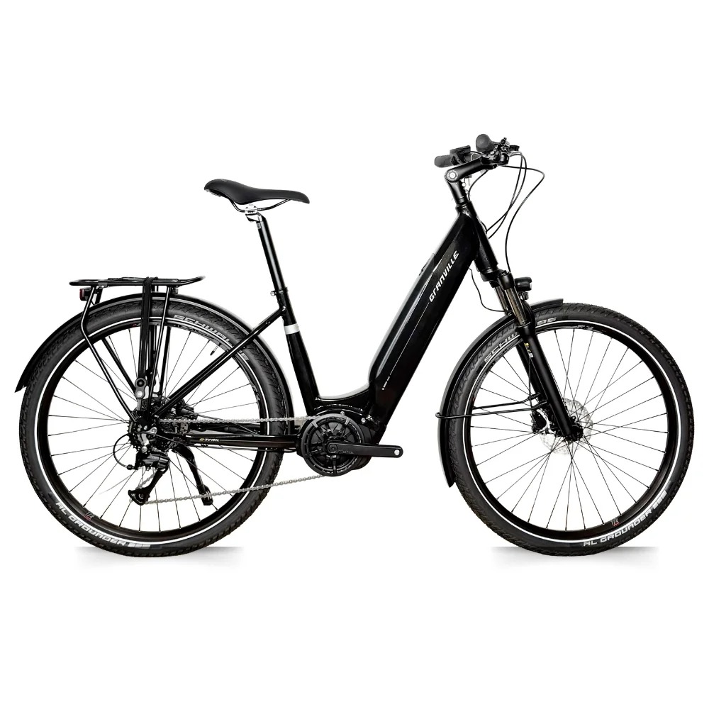 Bicicleta eléctrica urbana E-Trail – VTC GRANVILLE – BOSCH Active Plus 50Nm/500Wh Talla L lady