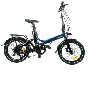 Bicicleta eléctrica plegable ONEMILE – modelo Nomad - color azul - 55 Nm / 500 Wh