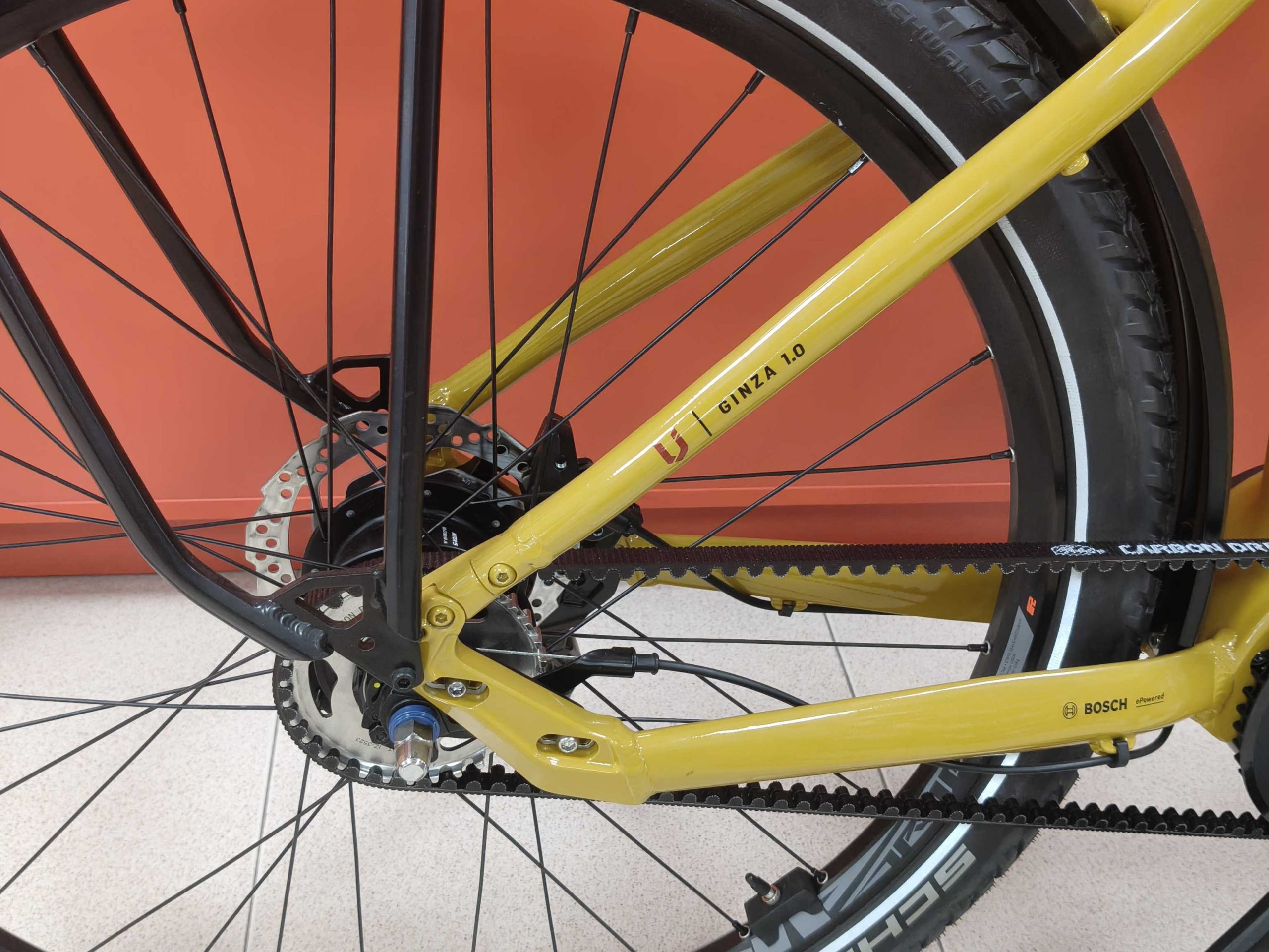 Bicicleta eléctrica Ginza 1.0 – VTC URBAN JUNGLE – Perf-Line 75Nm/ 625Wh/Nexus5/Cinta Amarillo mostaza - Talla M - Imagen 8