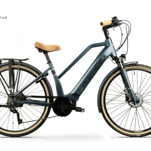 Bicicleta eléctrica urbana E-Excellence CX GRANVILLE – Bosch Performance CX Línea 85 Nm Color Azul Petroleo Talla M