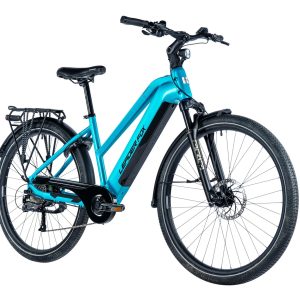 Bicicleta eléctrica Leader Fox SANDY 28" t M 18" azul turquesa