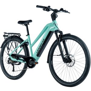 Bicicleta eléctrica Leader Fox SANDY 28" t M 18" azul turquesa claro